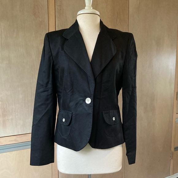 Black Sharagano 2pc Set - Jacket & Pants - Picture 3 of 16